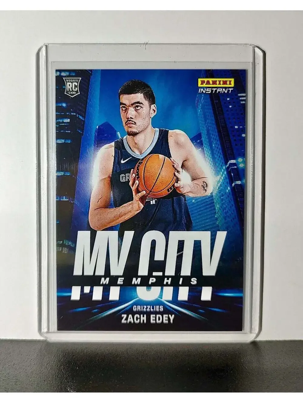 Zach Edey Rookie 2024-25 Panini MyCity NBA #26 Basketball Card Grizzlies 1/268